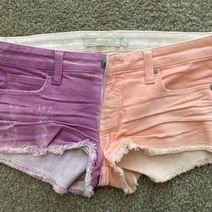 Frankie B Two-Tones Jean Shorts